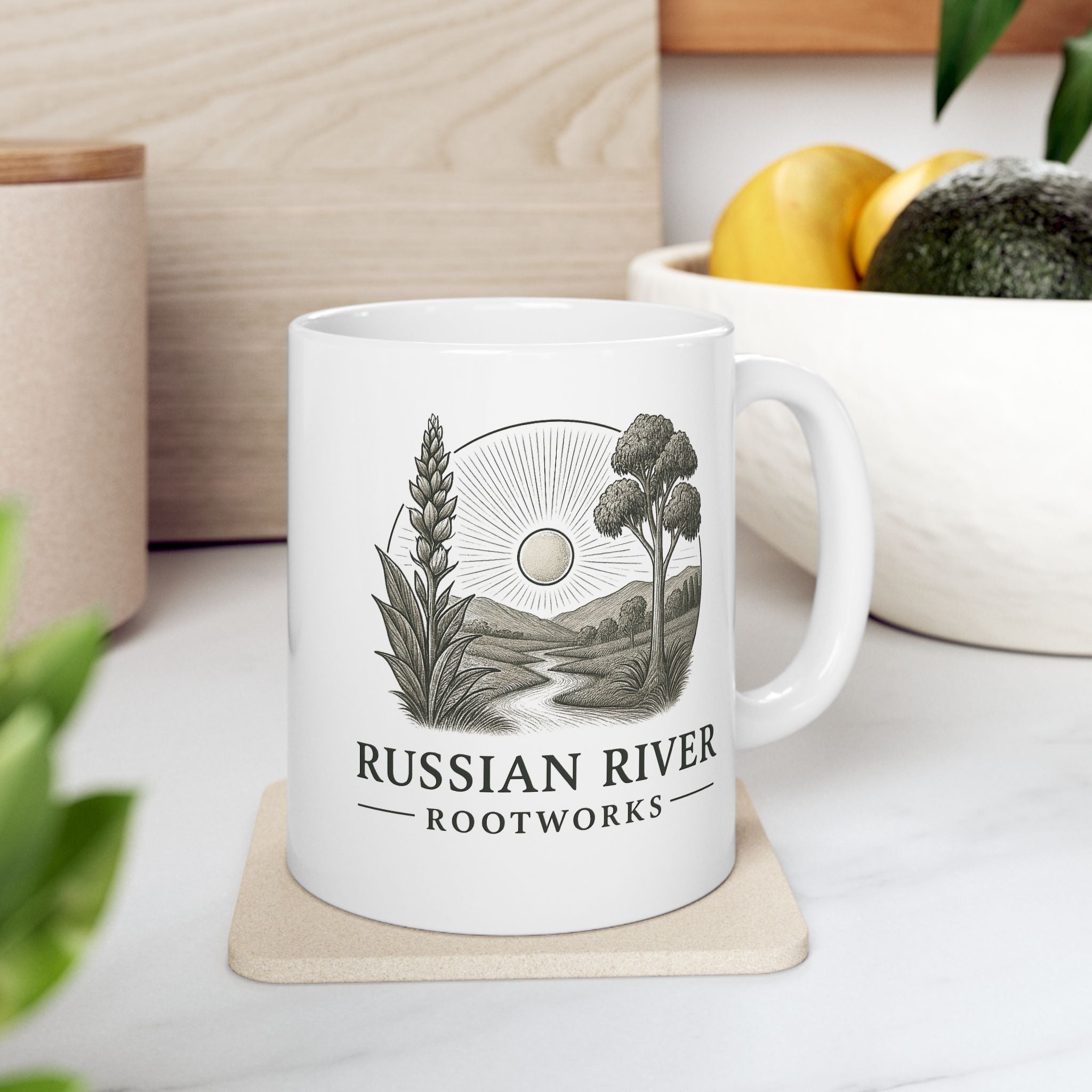 Russian River Rootworks - Ceramic Coffee Mug (11oz/15oz)