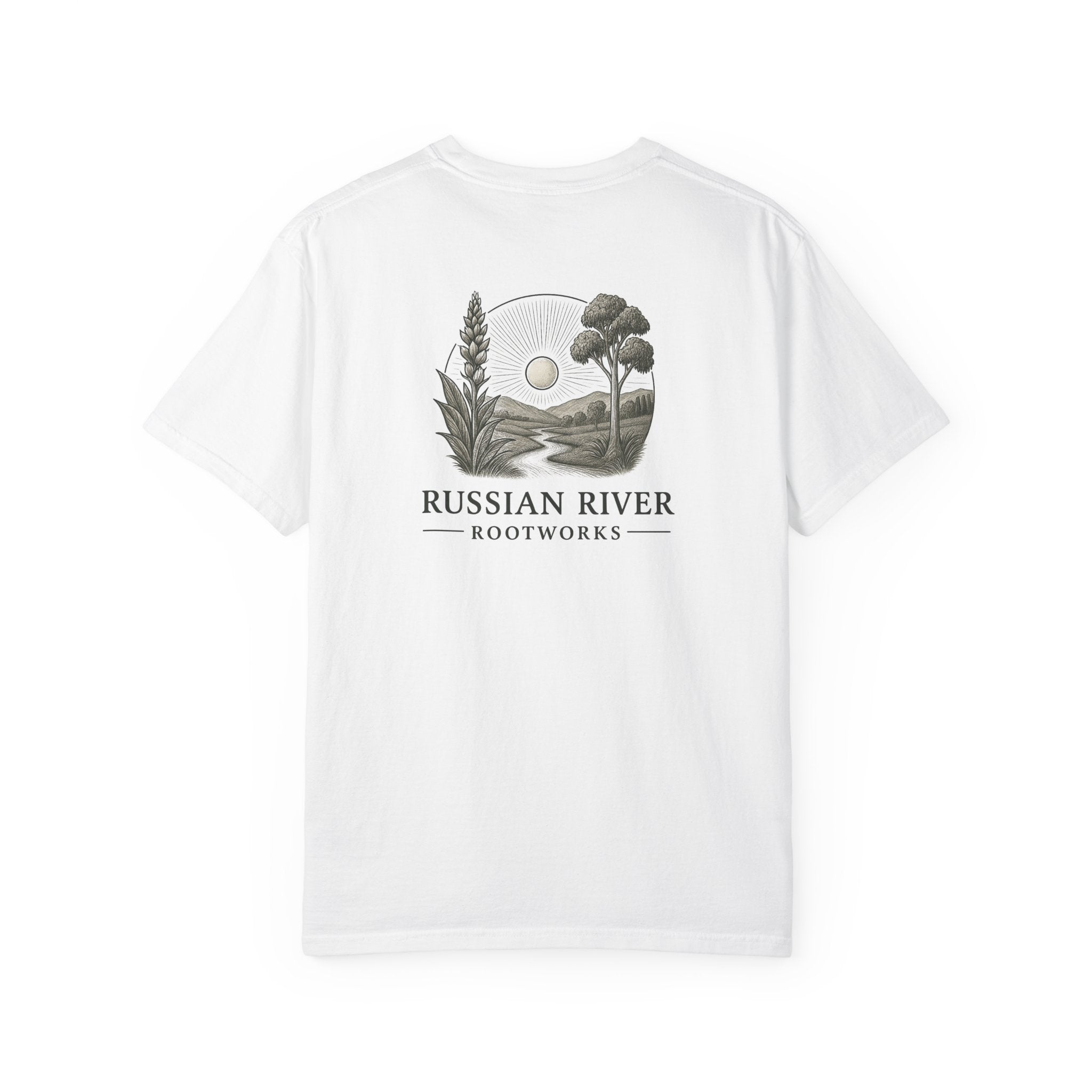 Russian River Rootworks T-Shirt — Scenic Nature Logo Tee
