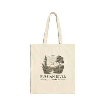 Tote Bag - Russian River Rootworks Vintage Nature Canvas Tote